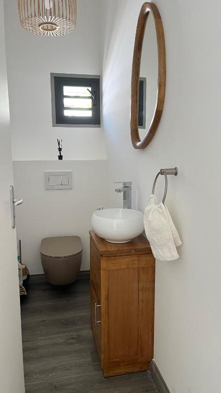 Koupelna v ubytování ATÈRLA - Appartement de charme et spa