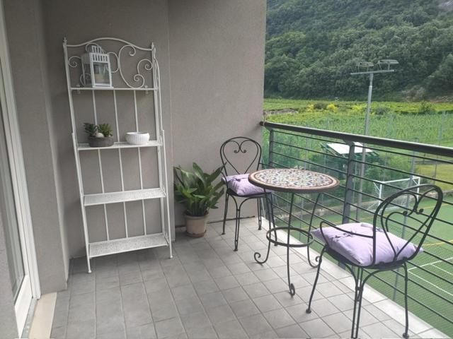 Balkón nebo terasa v ubytování Cà dei fiori