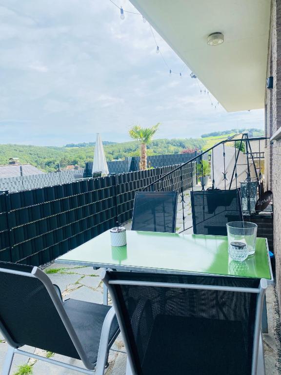 Balkón nebo terasa v ubytování Gemütliche Auszeit in der Eifel