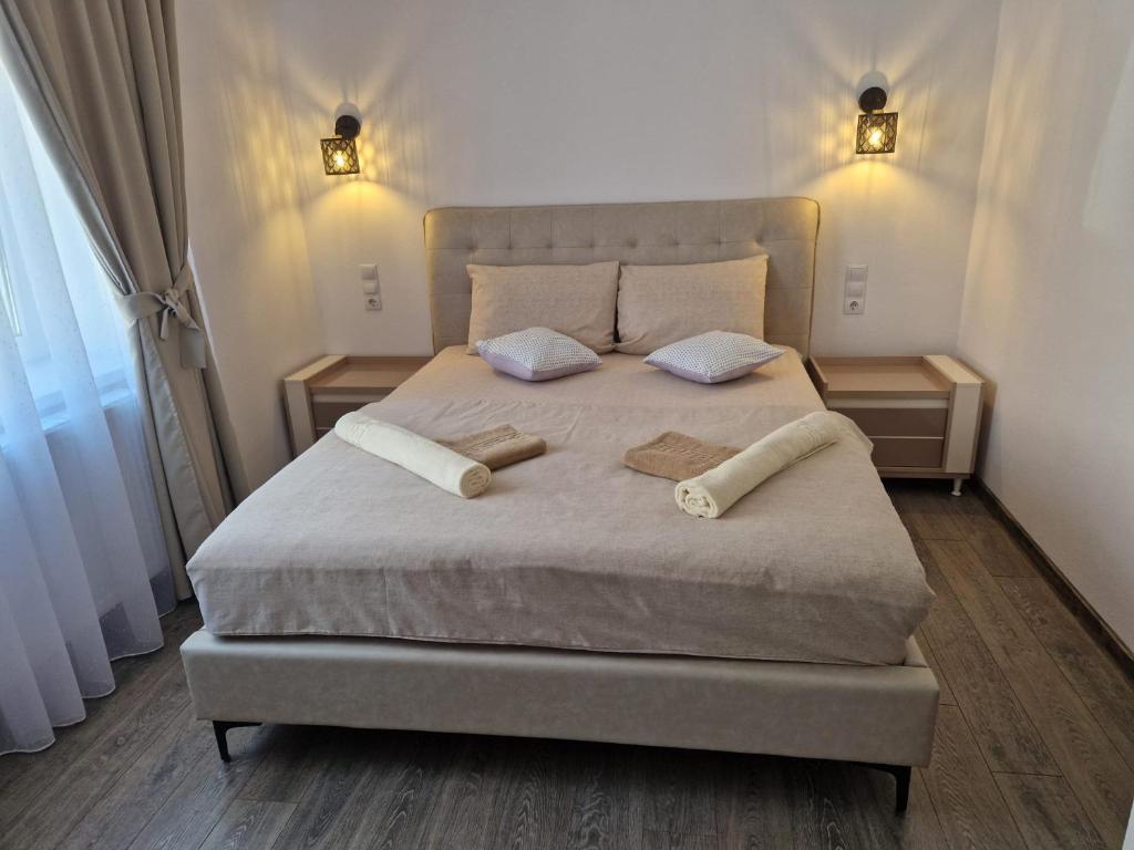 Postel nebo postele na pokoji v ubytování Home Studio