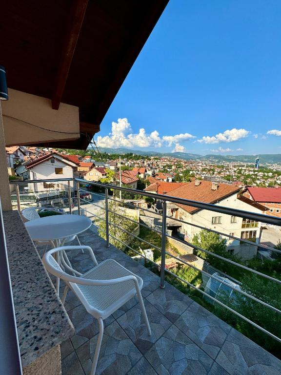 Balkón nebo terasa v ubytování Room Ejna 2