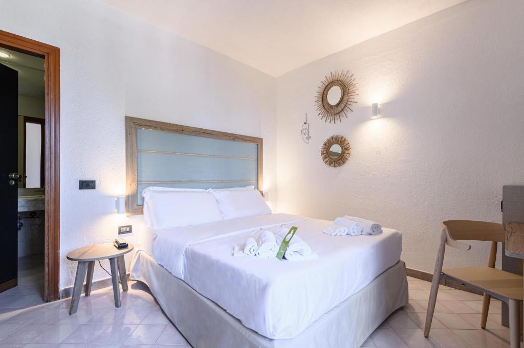 B&B HOTEL Ischia San Nicolaにあるベッド