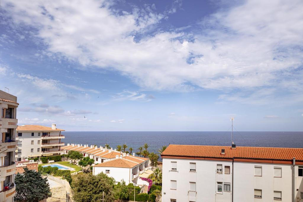 Nespecifikovaný výhled na moře nebo výhled na moře při pohledu z hotelu