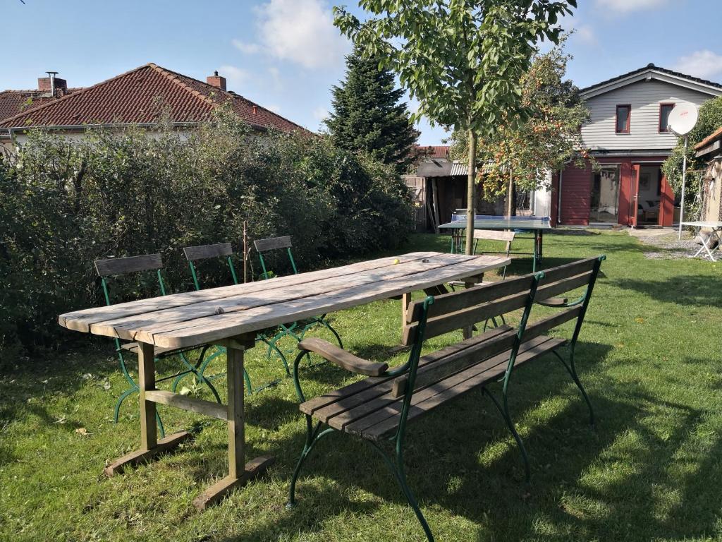 Zahrada ubytování Ferienhaus "Zur alten Bäckerei Rügen"