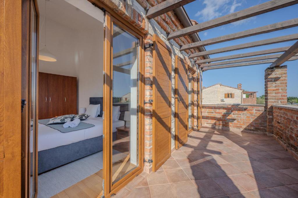 Postel nebo postele na pokoji v ubytování Villa Sonne in Paradis