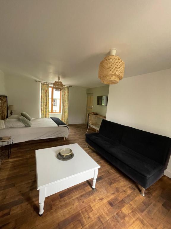 Postel nebo postele na pokoji v ubytování La Maison Armoricaine