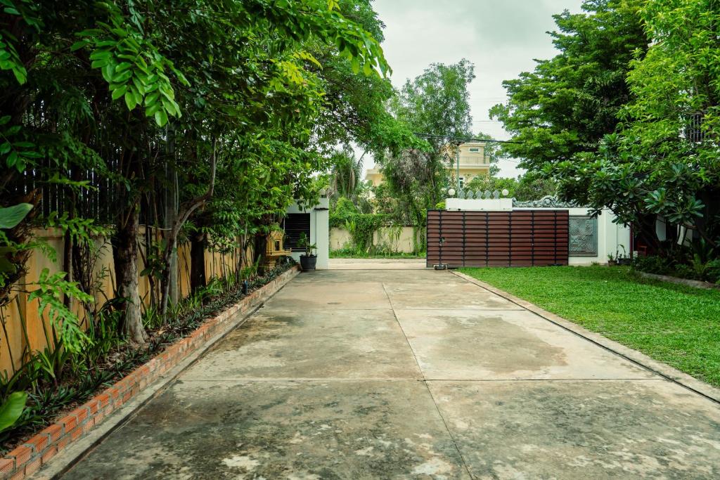 Zahrada ubytování Siemreap Green Residence
