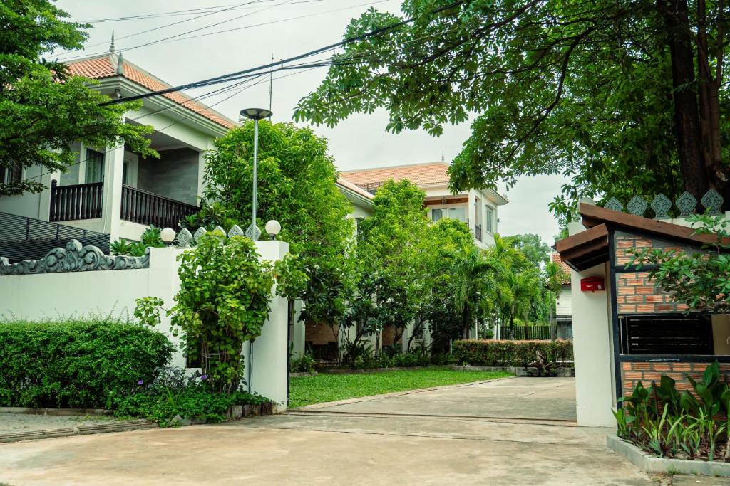 Zahrada ubytování Siemreap Green Residence