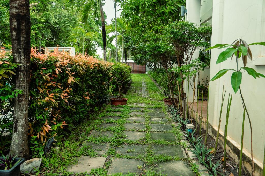 Zahrada ubytování Siemreap Green Residence