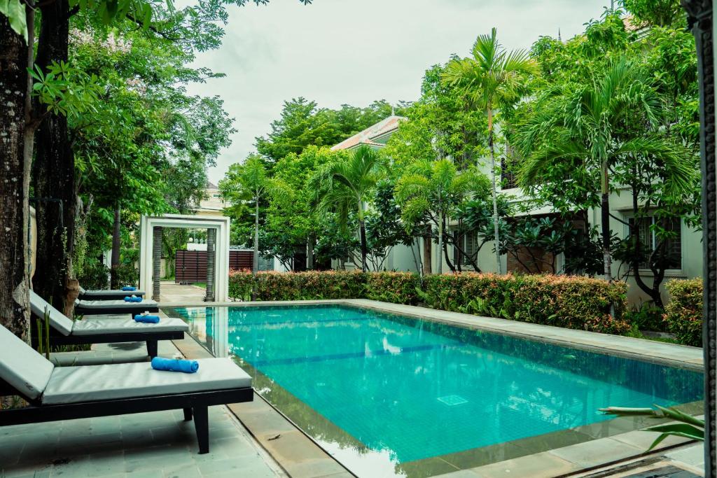 Bazén v ubytování Siemreap Green Residence nebo v jeho okolí
