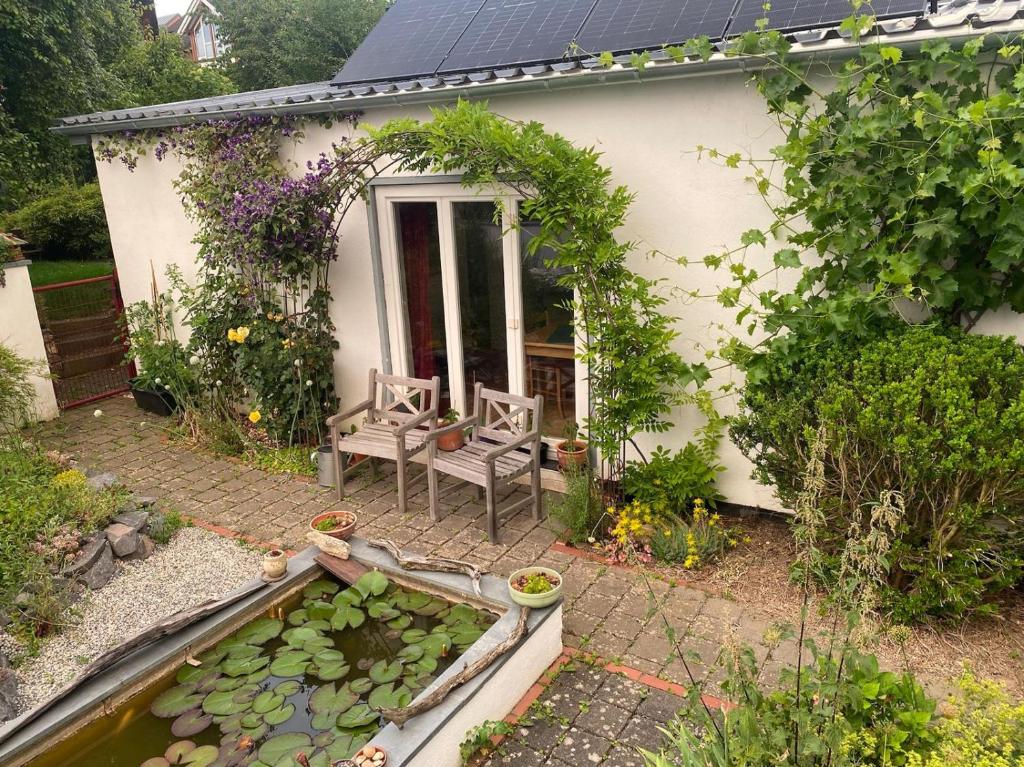 Zahrada ubytování Häuschen mit Gartenblick
