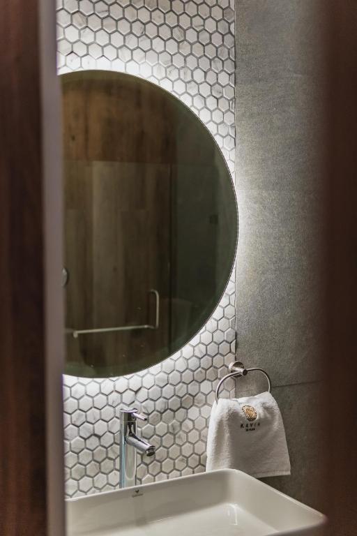 Koupelna v ubytování Hotel Chariot