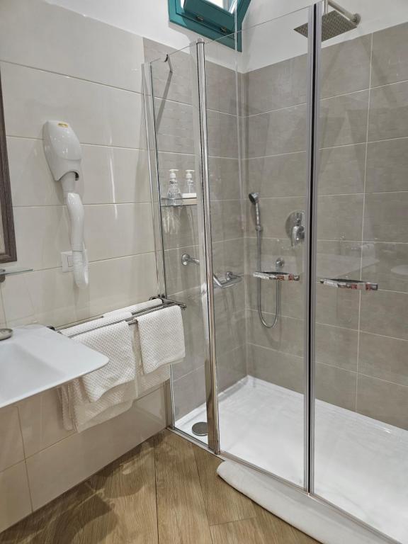 Koupelna v ubytování B&B Mormina