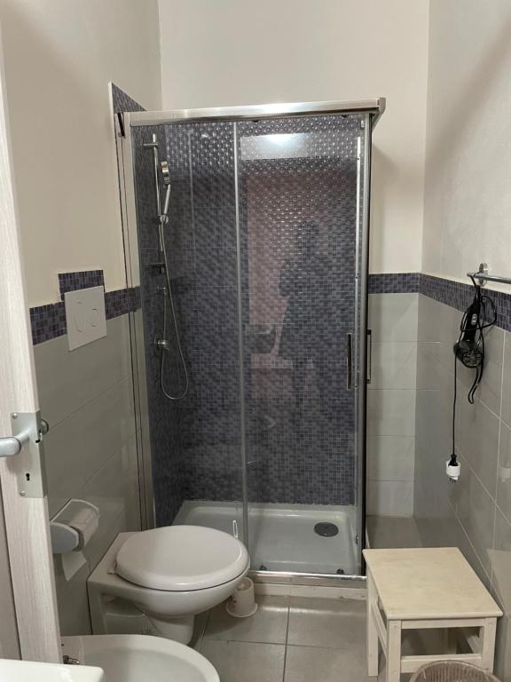 Koupelna v ubytování B&b Asterios