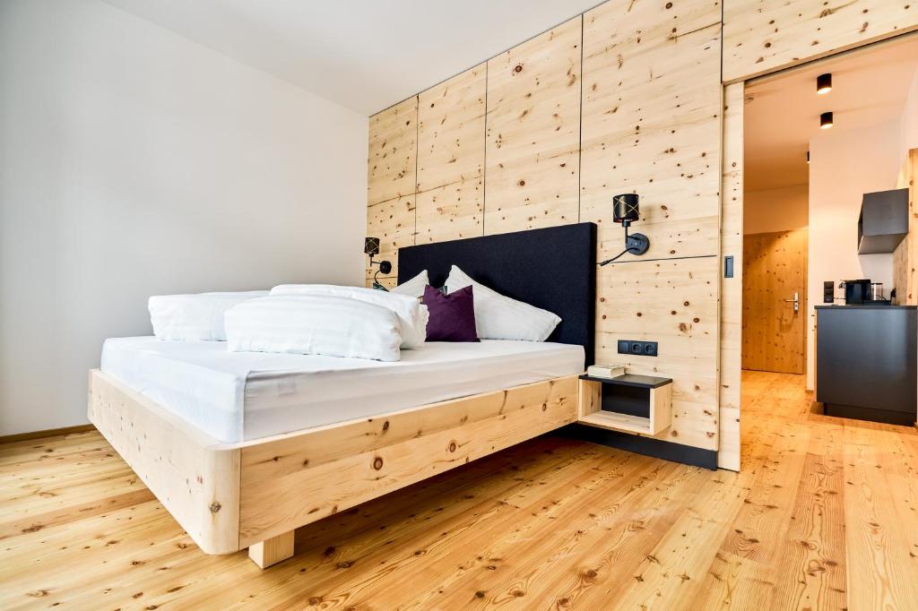 Postel nebo postele na pokoji v ubytování Hotel Venetblick