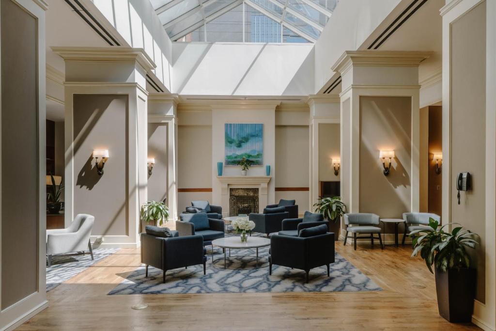 Posezení v ubytování Club Quarters Hotel Rittenhouse Square, Philadelphia