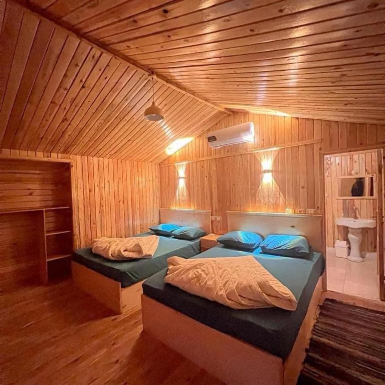 Postel nebo postele na pokoji v ubytování Relax Beach Camp