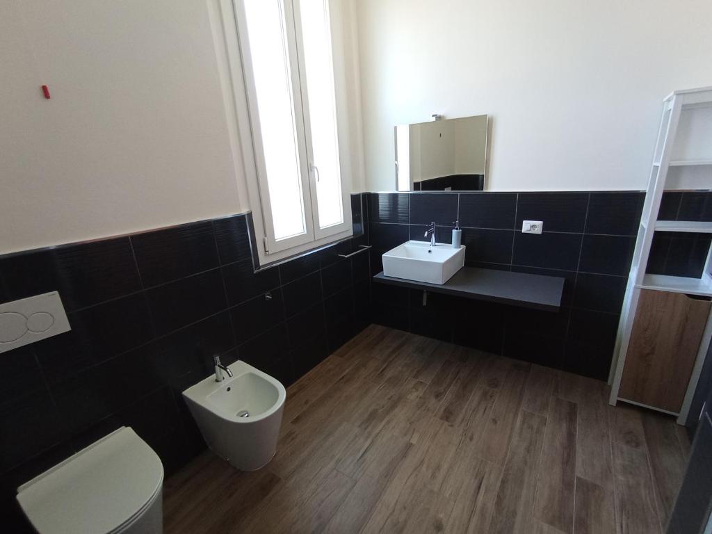 Koupelna v ubytování Casa nel borgo di Capraia