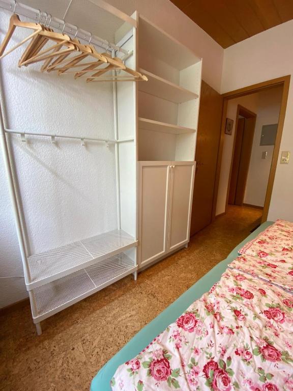 Postel nebo postele na pokoji v ubytování Küstenbude Deichbude