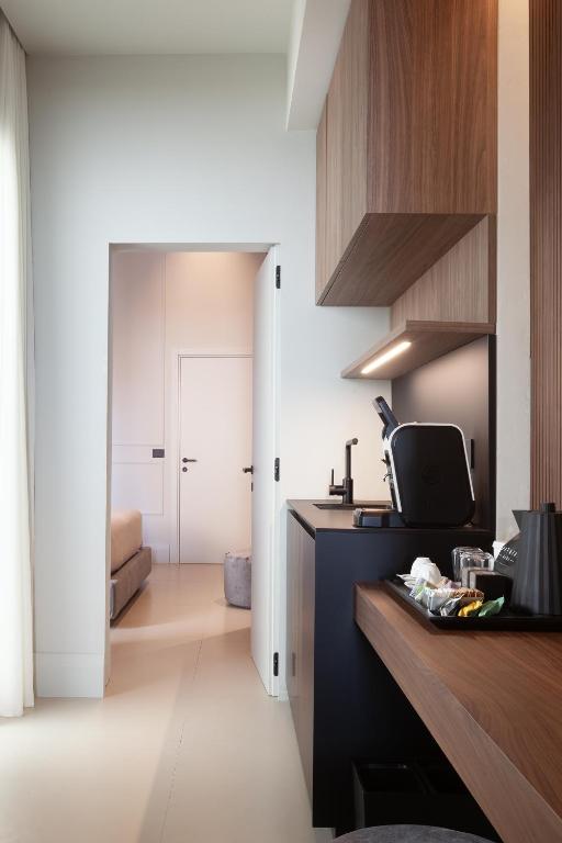 Kuchyň nebo kuchyňský kout v ubytování Palazzo Giusti Lecce - Exclusive Boutique hotel