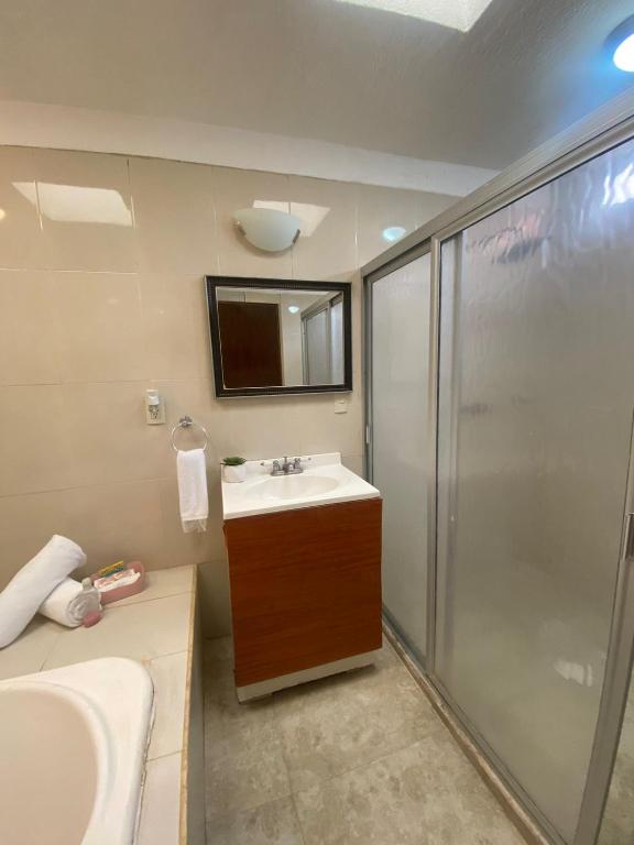 Koupelna v ubytování Hotel Villas Ajijic, Ajijic Chapala Jalisco