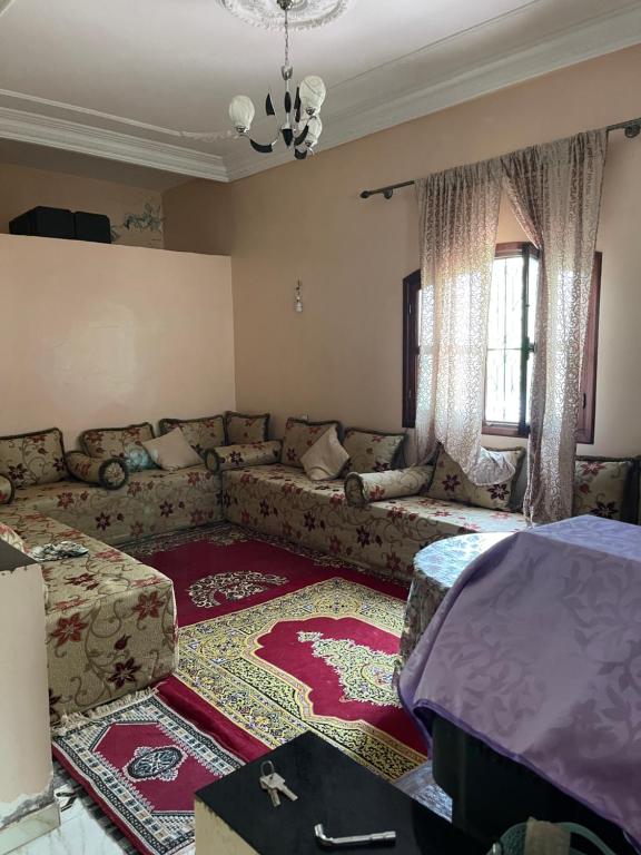 Posezení v ubytování Villa aghmatt