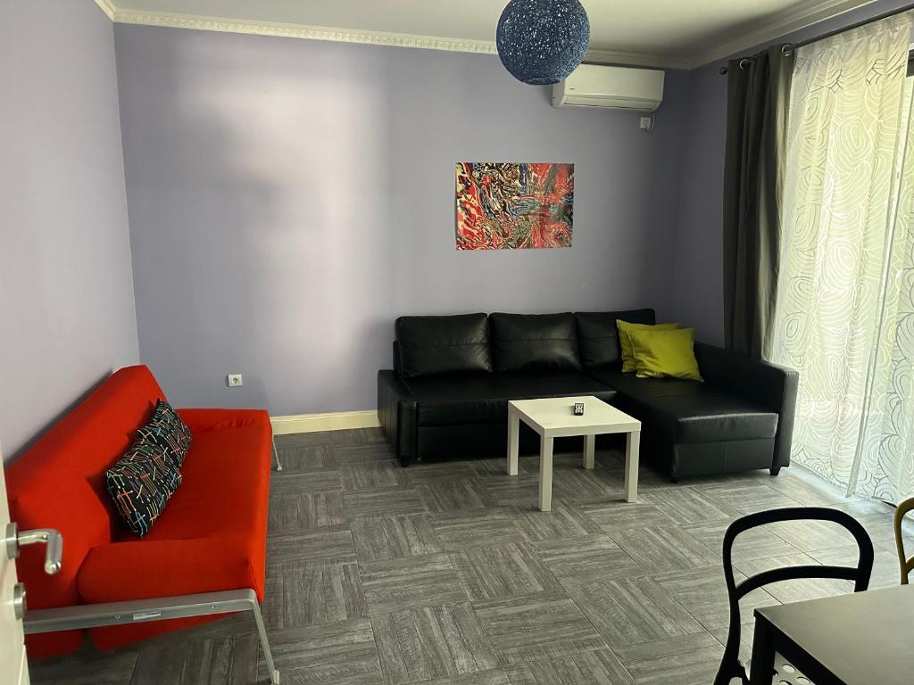 Posezení v ubytování L&A Luxury Apartments