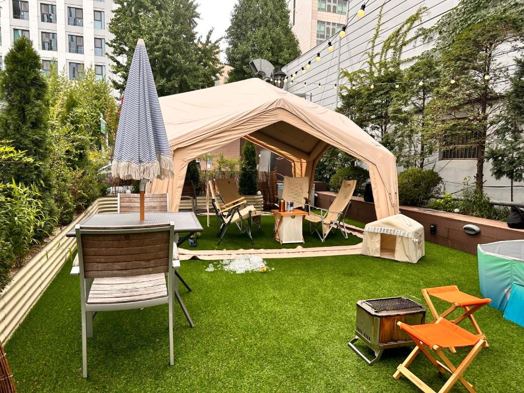 Zahrada ubytování Acube Hotel Dongdaemun