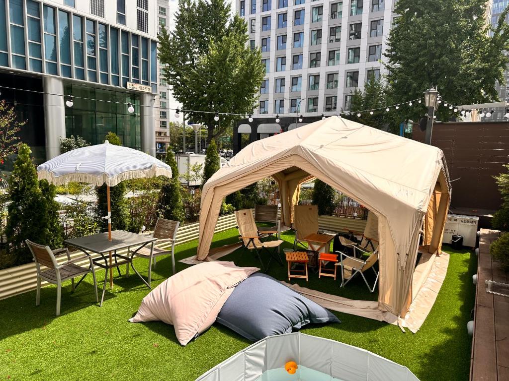 Zahrada ubytování Acube Hotel Dongdaemun