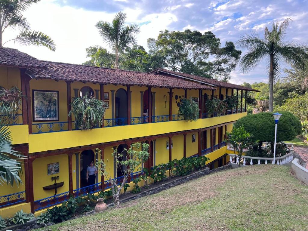 Zahrada ubytování Hotel Pueblito Cafetero