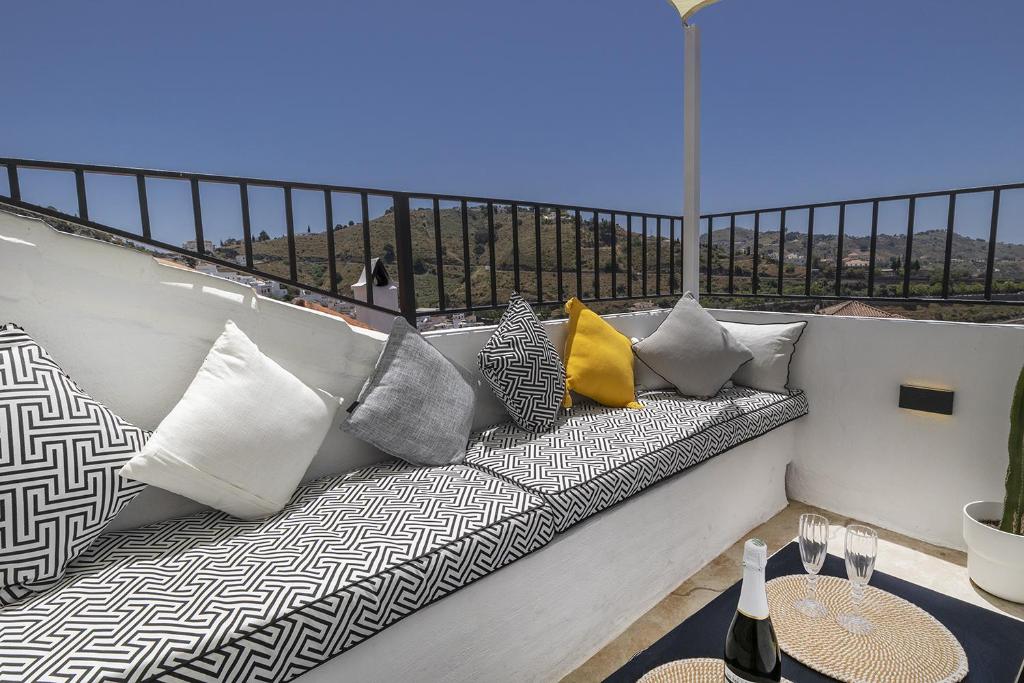 Posezení v ubytování Casa Jardin Competa