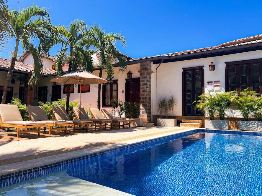 Bazén v ubytování Casa Linaje Hotel Boutique - Cauca Viejo - Mayores de 10 años - nebo v jeho okolí