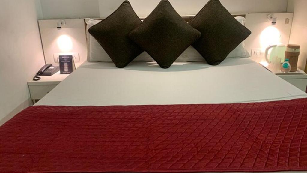 Postel nebo postele na pokoji v ubytování Hotel Chatako