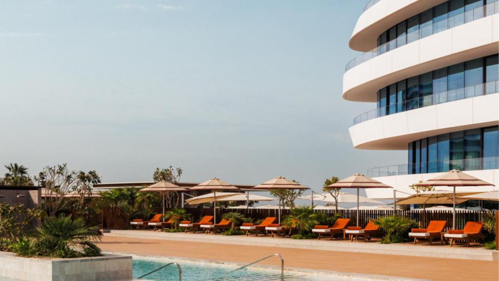 Bazén v ubytování Jumeirah Residences Marsa Al Arab Dubai nebo v jeho okolí