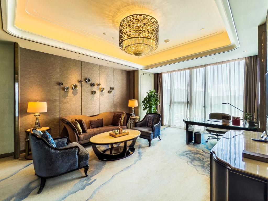 Posezení v ubytování Wanda Vista Kunming