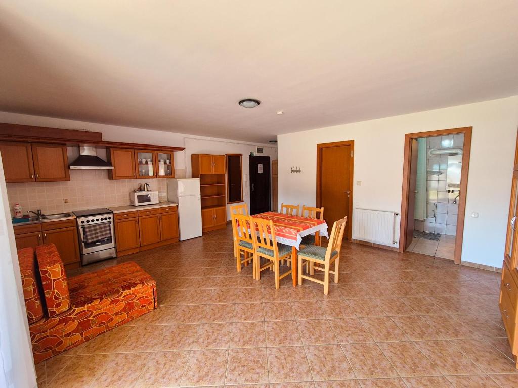 Kuchyňa alebo kuchynka v ubytovaní Ildiko Apartmanhaz