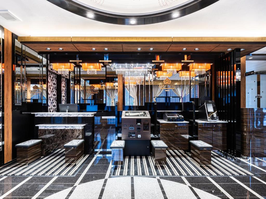 Restaurace v ubytování APA Hotel Hiroshima Ekimae Shinkansenguchi