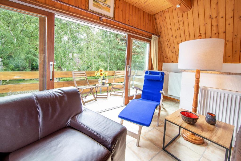Posezení v ubytování Das DÜNENHAUS