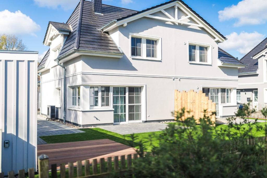 Bygningen som feriehuset ligger i