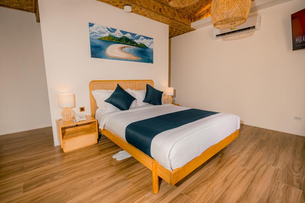 Postel nebo postele na pokoji v ubytování Nadhibar Resort