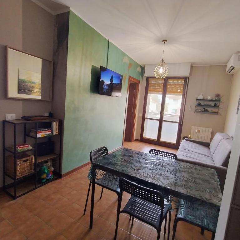 TV a/nebo společenská místnost v ubytování Casa Mabello