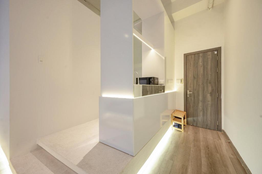 Kuchyň nebo kuchyňský kout v ubytování Q Hotel & Apartment Da Nang
