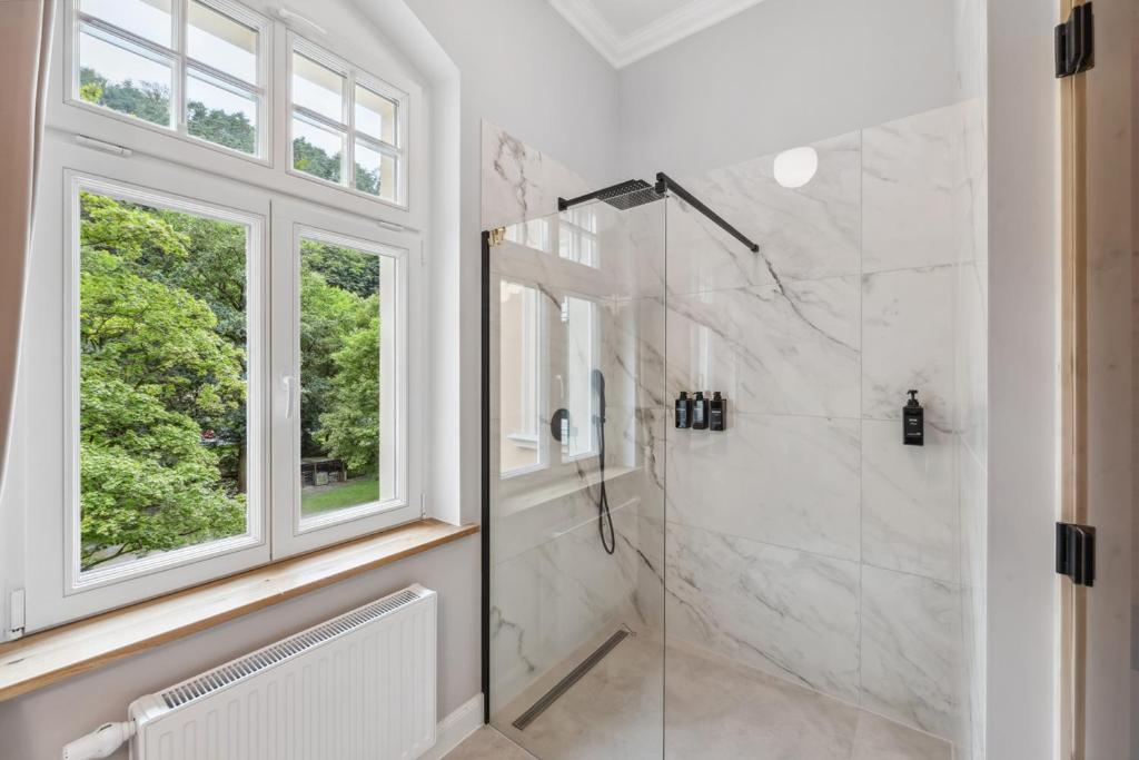 Koupelna v ubytování Residenz Hugo