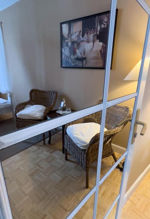 Postel nebo postele na pokoji v ubytování Hotel-Maison Am Olivaer Platz