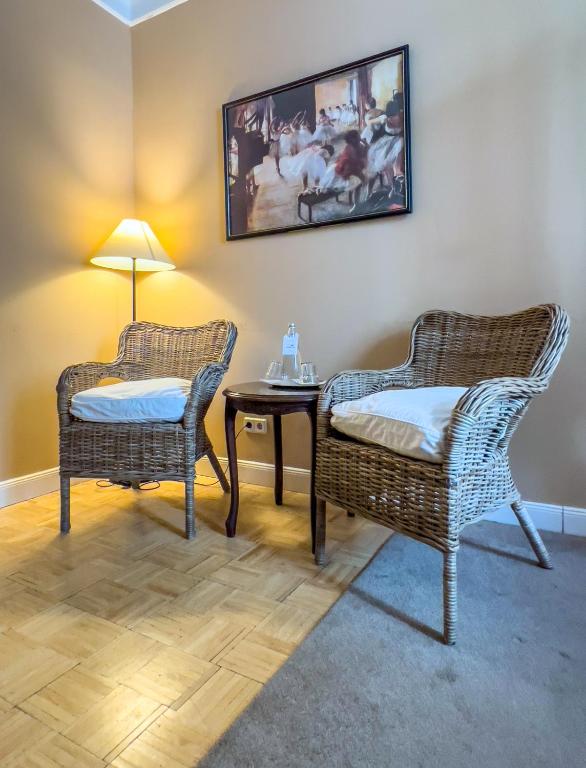 Posezení v ubytování Hotel-Maison Am Olivaer Platz