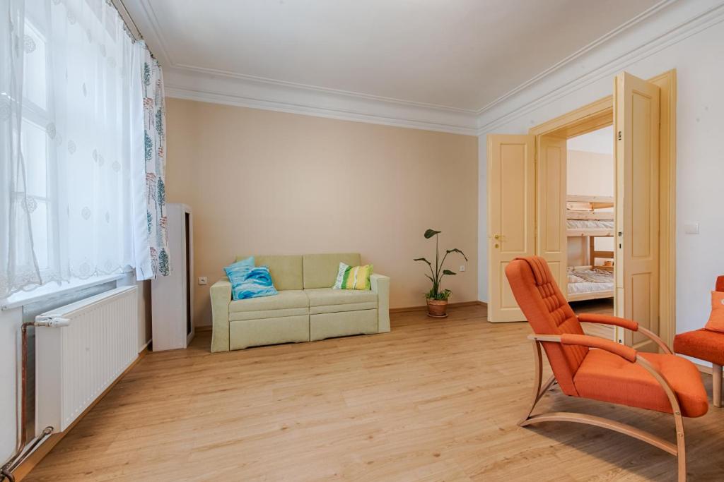 Posezení v ubytování Apartmány Pod starou věží