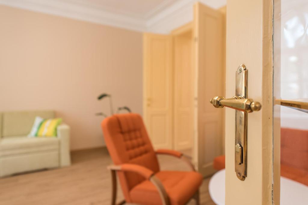 Posezení v ubytování Apartmány Pod starou věží