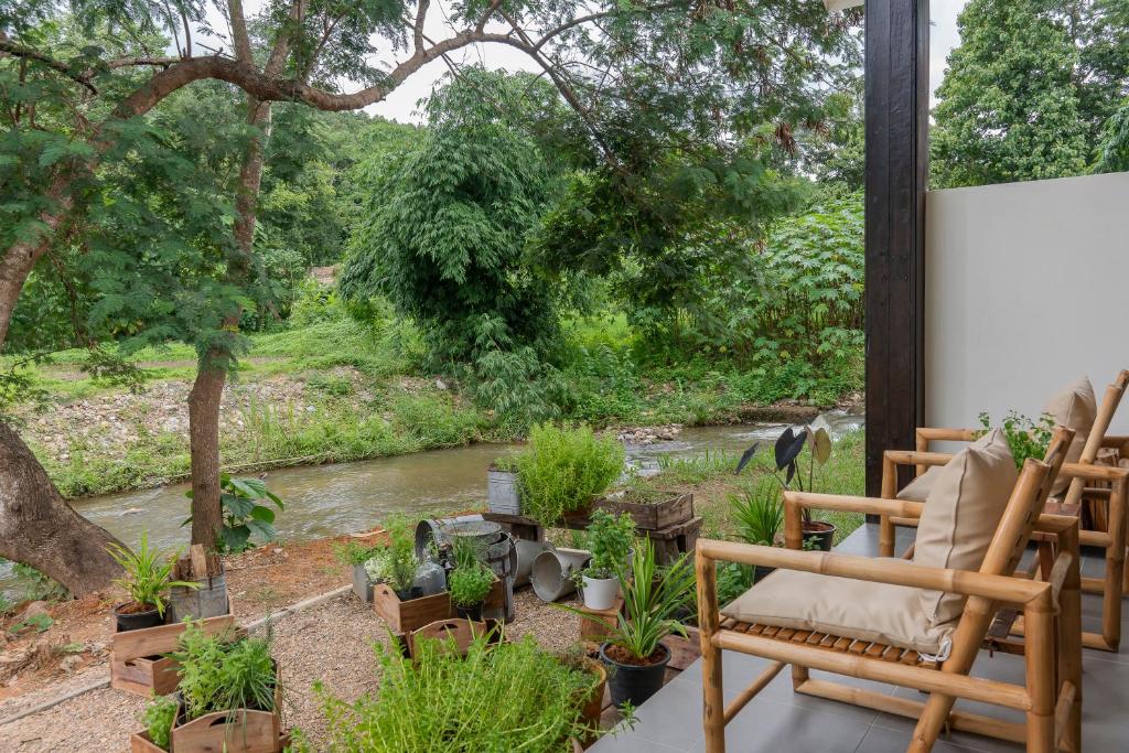 Zahrada ubytování Sirin Farm Chiang Rai