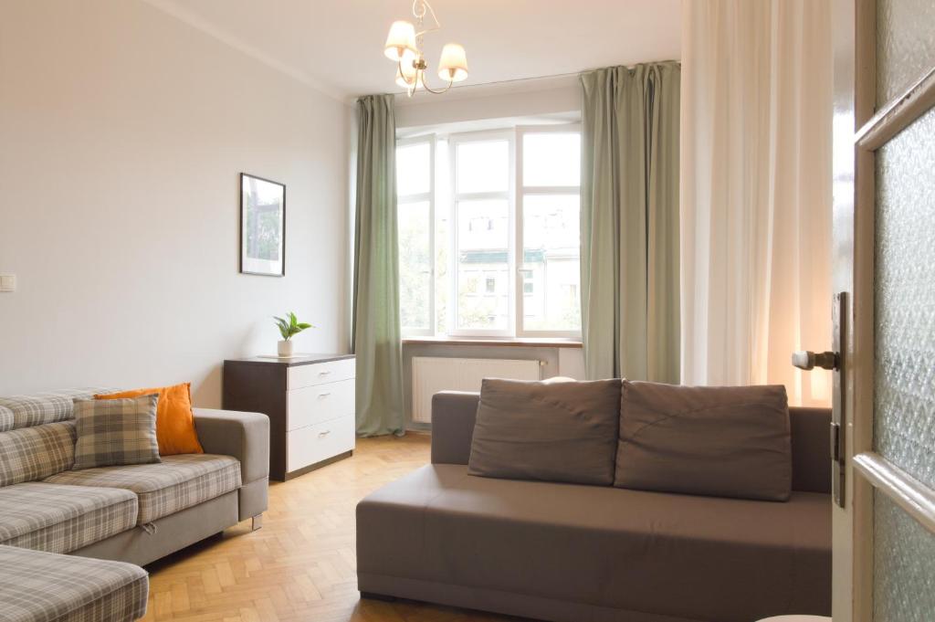 Posedenie v ubytovaní Unique apartments Krasinskiego street
