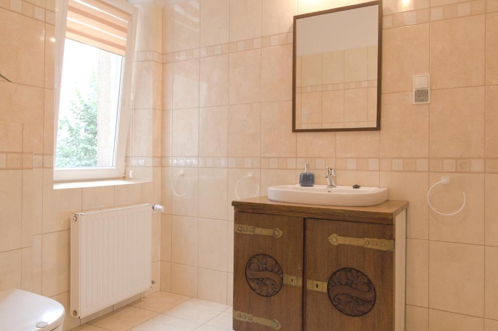 Kúpeľňa v ubytovaní Unique apartments Krasinskiego street